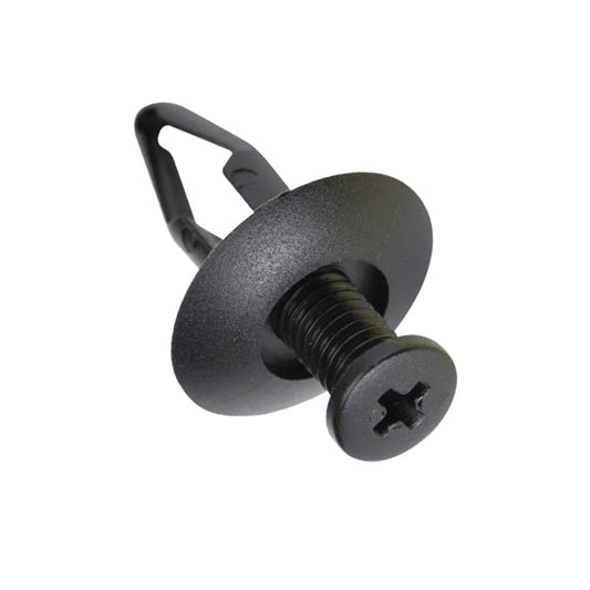 Champion Scrivet Clip Black 20mm Head x 20mm - 50pk