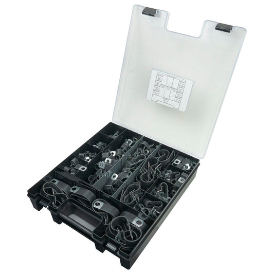 Kale 210pc Cable Clamp Polyolefin (PVC) P-Clip W1 Ezi Pak