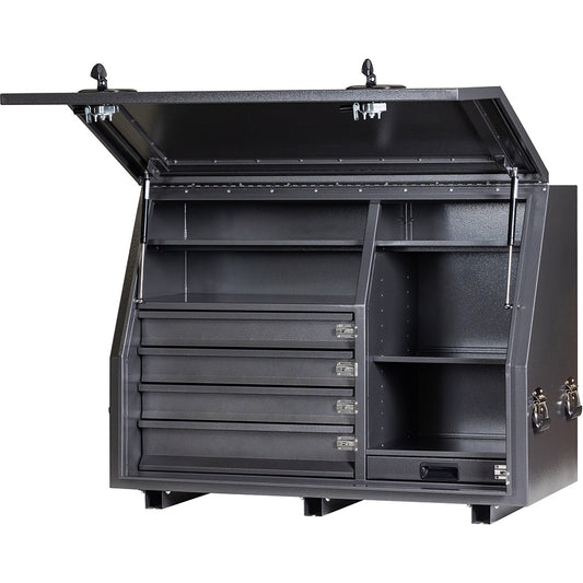 KABoxes 1150 Series 4 Drawer 5 Shelves - Charcoal Grey