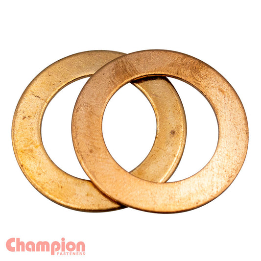 Champion Copper Sump Plug Washers - 5pk