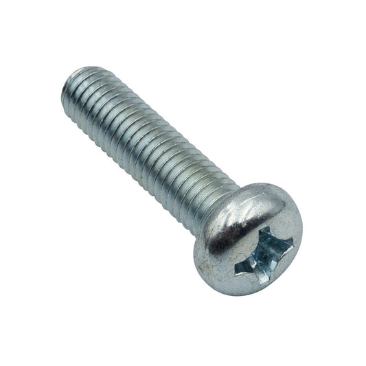 Champion M6 x 35mm Machine Screw P/H Phillips - 100pk