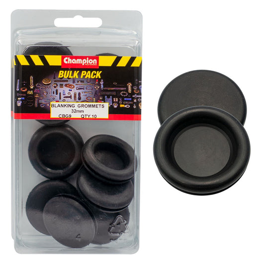 Champion 32mm Rubber Blanking Grommets  - 10pk