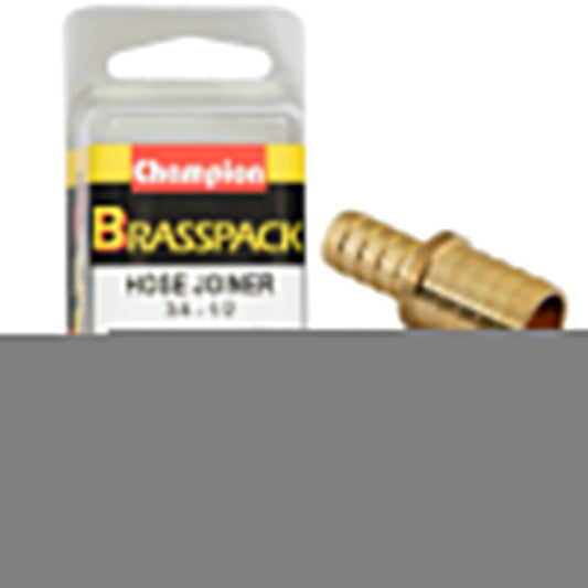 Champion Hose Joiner Brass Reducing 3/4 - 1/2