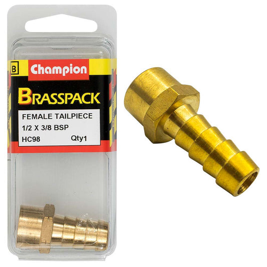 Champion Brass 1/2in x 3/8in Female Tailpiece