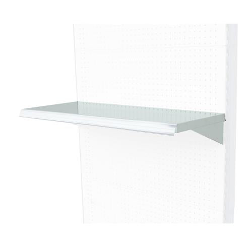 ITM Grey Shelf w/ Brackets 900Wx350mm ToSuit ITM Merch Stand