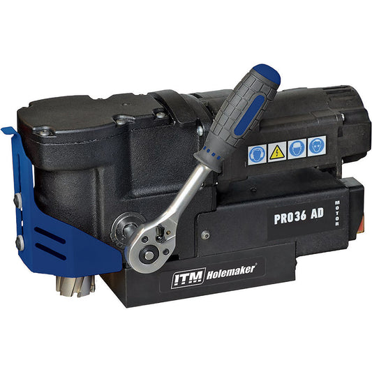 Holemaker PRO36AD Magnetic Base Angle Drill 240V