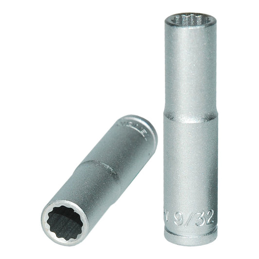 Teng 1/4in Dr. Deep Socket 9/32in 12pt