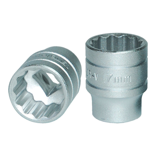 Teng 3/8in Dr. Socket 17mm 12pt