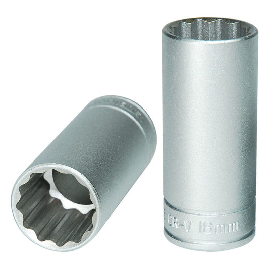Teng 3/8in Dr. Deep Socket 18mm 12pt