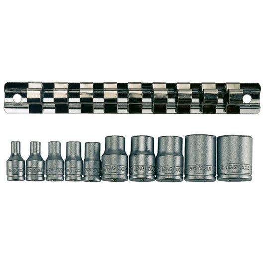 Teng 10pc 1/4in & 3/8in Dr. TX-E Socket Set E4-E18
