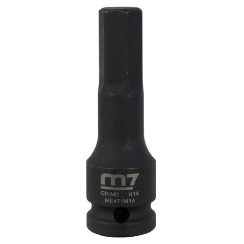 M7 Impact In Hex Socket, 1/2in Drive, 14mm