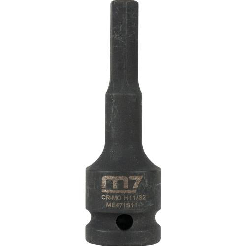 M7 Impact In Hex Socket, 1/2in Drive, 11/32in