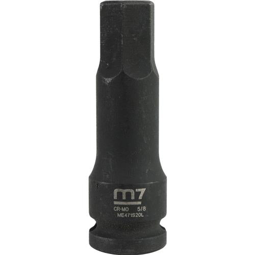 M7 Impact In Hex Socket, 1/2in Drive, 5/8in