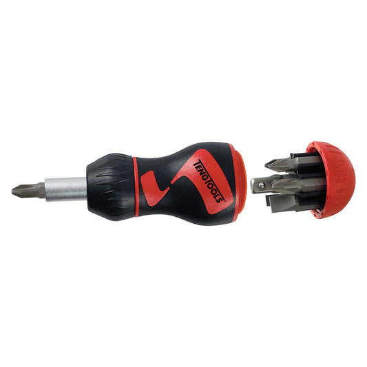 Teng 8pc MegaDrive Stubby Ratchet Bits Driver