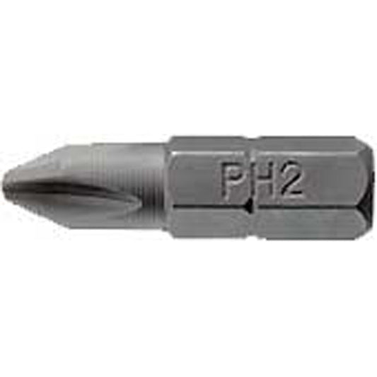 Teng 3pc 1/4in Hex PH#3 Bit x 25mm (L)
