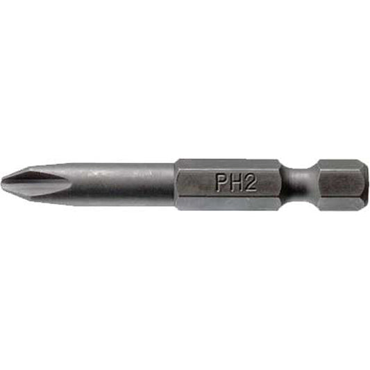 Teng 2Pc 1/4in Hex PH#2 Bit x 70mm (L)
