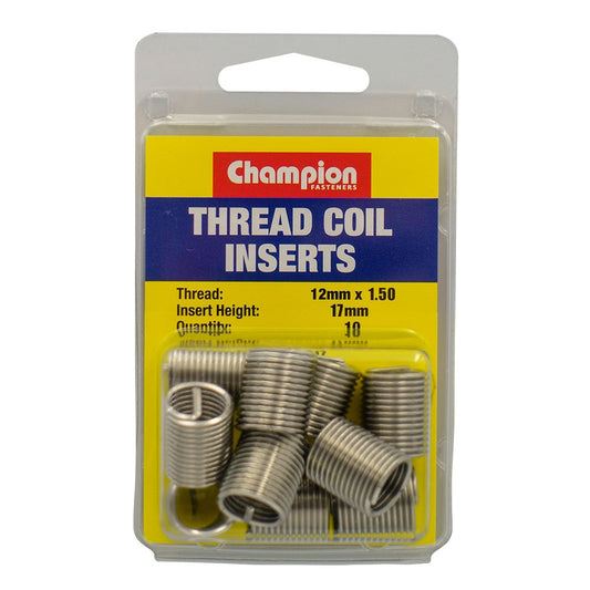Champion Thread Insert Refills â M12 x 1.50 x 17mm -10pk
