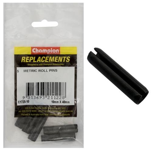 Champion 10mm x 40mm Roll Pin - 50pk