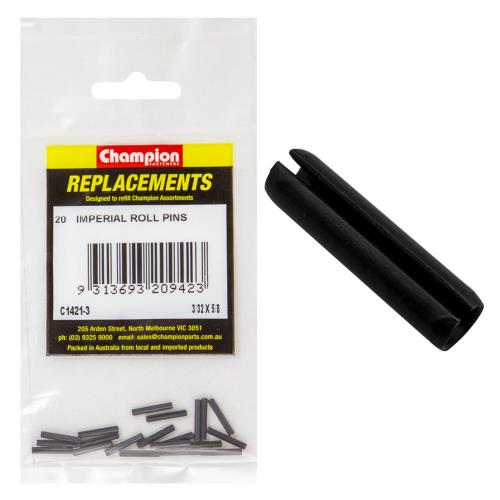 Champion 3/32in x 5/8in Roll Pin - 100pk