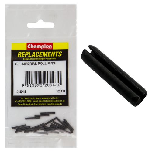Champion 3/32in x 3/4in Roll Pin - 100pk