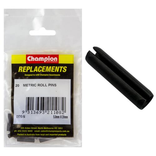 Champion 5mm x 20mm Roll Pin - 100pk