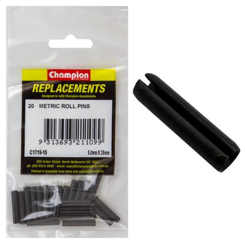 Champion 5mm x 25mm Roll Pin - 100pk