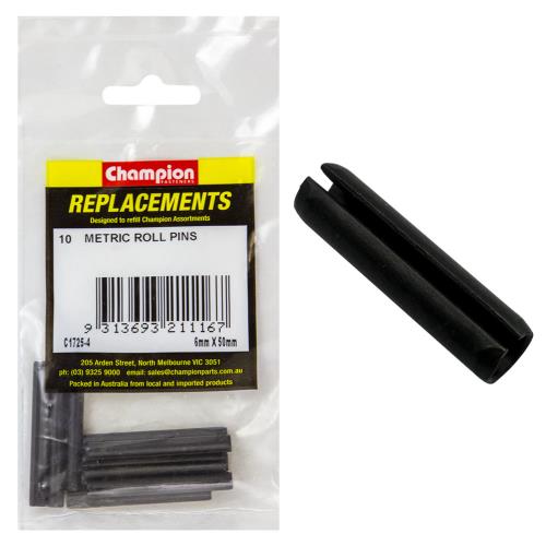 Champion 6mm x 50mm Roll Pin - 50pk