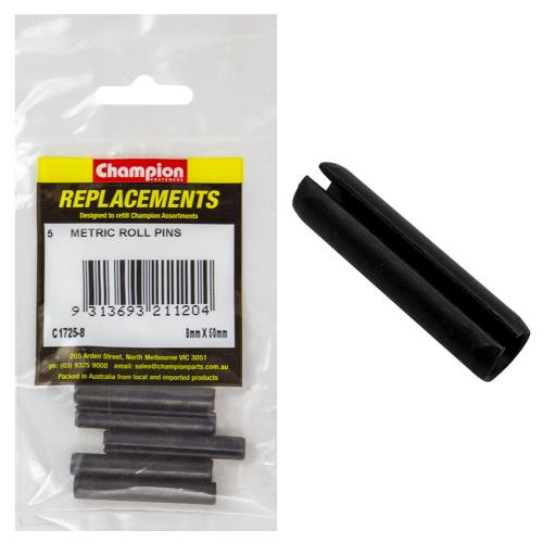 Champion 8mm x 50mm Roll Pin - 50pk