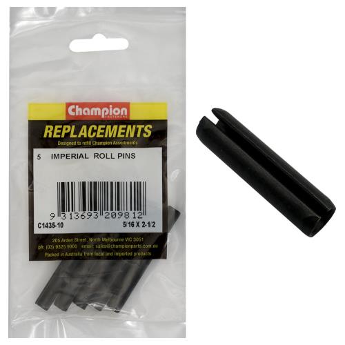 Champion 5/16in x 2 - 1/2in Roll Pin - 50pk
