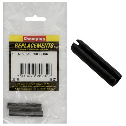 Champion 3/8in x 2in Roll Pin - 50pk