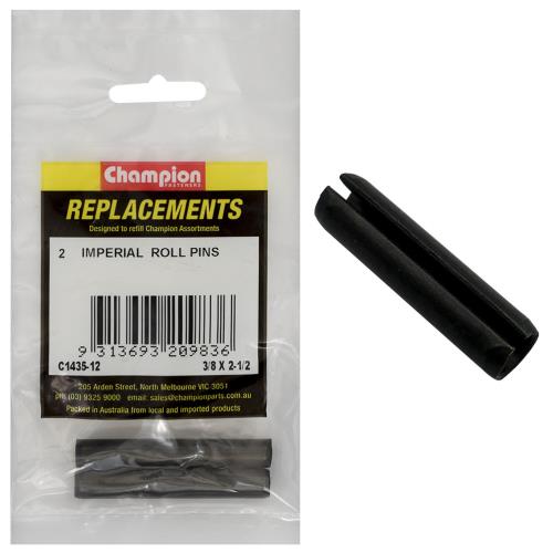 Champion 3/8in x 2 - 1/2in Roll Pin - 50pk