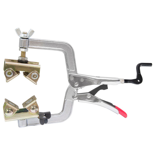 Stronghand Pipe Plier with Adjustable Top Large V-Pads