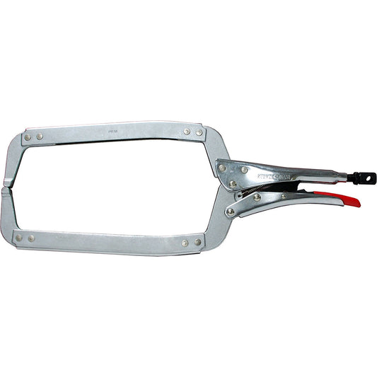 Stronghand Locking C-Clamp (OAL 450mm Round Tip)