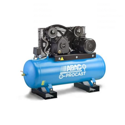 ABAC Air Compressor, Belt Drive Stationary 3Phase 7.5hp 270L