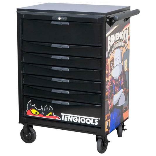 Teng Behemoth 7 x Drawer Roll Cab (Black)  - Ltd Edition