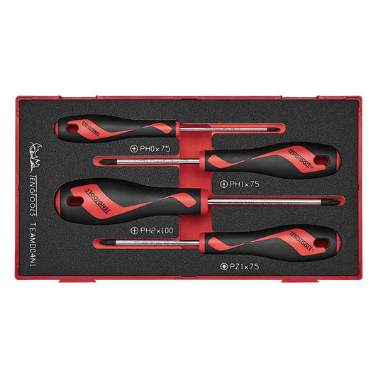 Teng 4pc Screwdriver Set PH/PZ