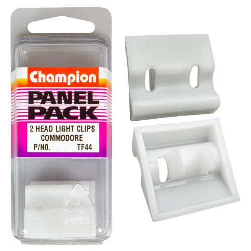 Champion Holden Commodore HD Light Clip White -2pk