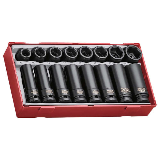 Teng 20Pc Impact Socket Set 1/2in Drive - TC-Tray