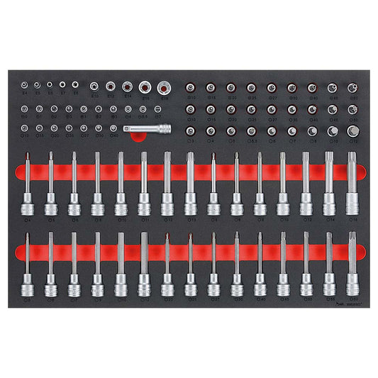 Teng 85pc 1/4,3/8 & 1/2in Dr. Spec Skt Set (EVA)