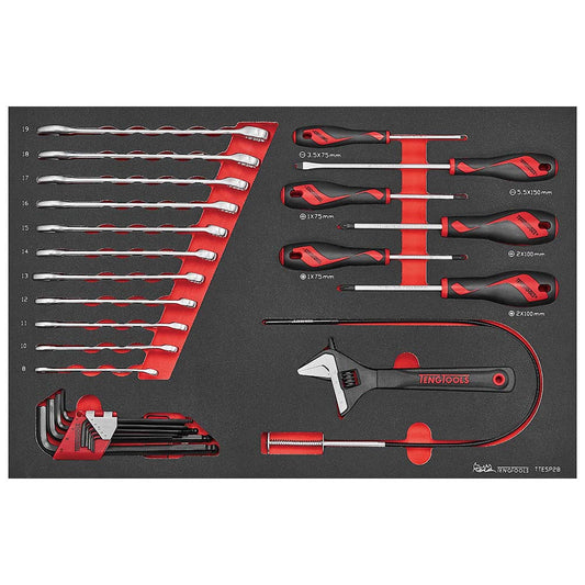 Teng 28pc Spanner & Screwdriver Set (EVA)