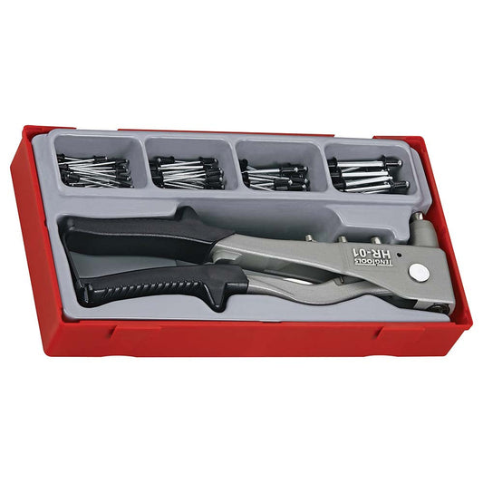 Teng 81pc H/Duty Rivet Gun Set w/Rivets - TC-Tray