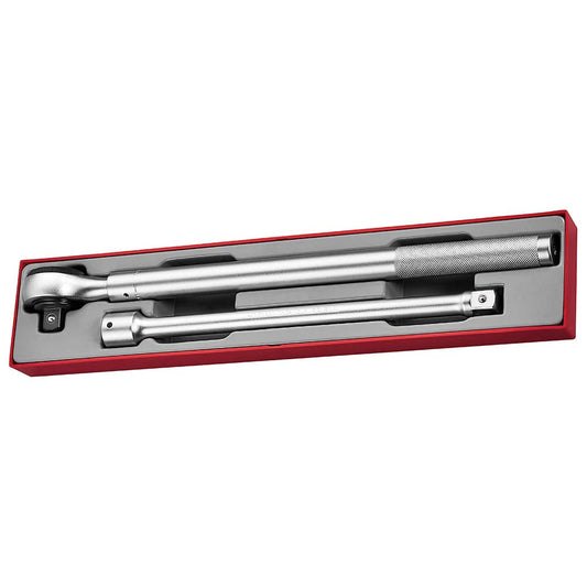 Teng 2pc 3/4in Dr. Extendable Ratchet Set - TTX-Tray