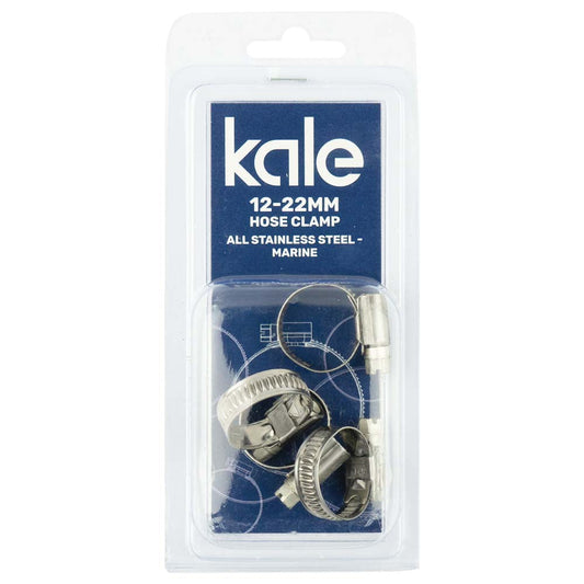 Kale WD9 12-22mm W4-R (4pk) - All Stainless Marine