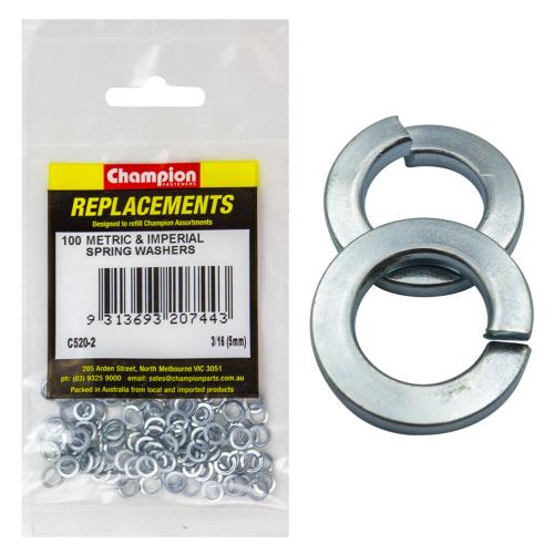 Champion 3/16in / 5mm Flat Section Spring Washer - 200pk