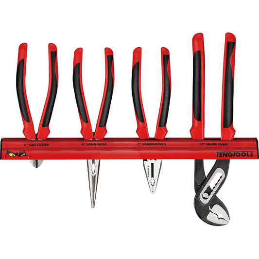 Teng Plier Set 4pc Wall Rack
