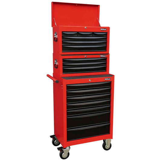 ProEquip 16-Drawer Tool Box Stacker Combination**