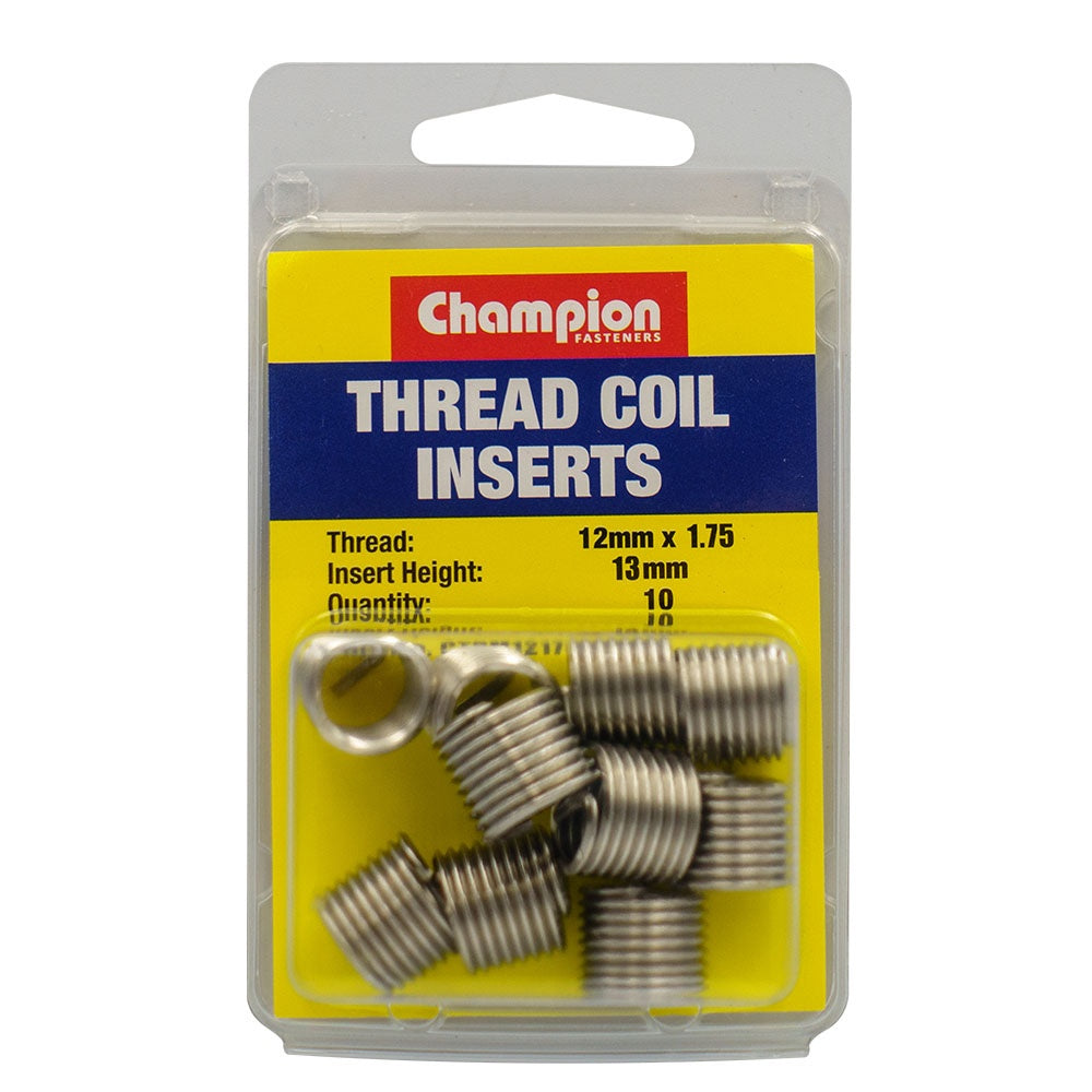 Champion Thread Insert Refills â M12 x 1.75 x 13mm -10pk