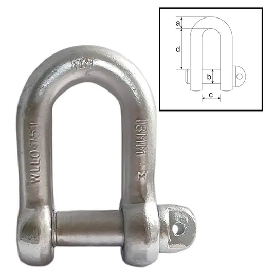 ITM Dee Shackle, Grade M, 5 Tonne, 29mm Body