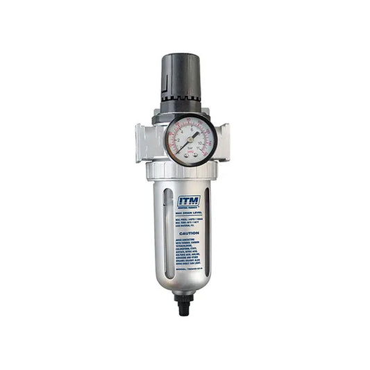 ITM 1/2in Filter Regulator - Heavy Duty Auto Drain