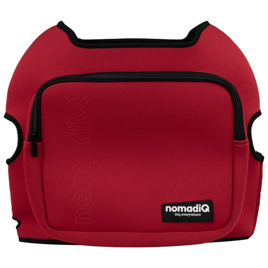 NomadiQ BBQ Protective Cover With Storage Pocket - Red